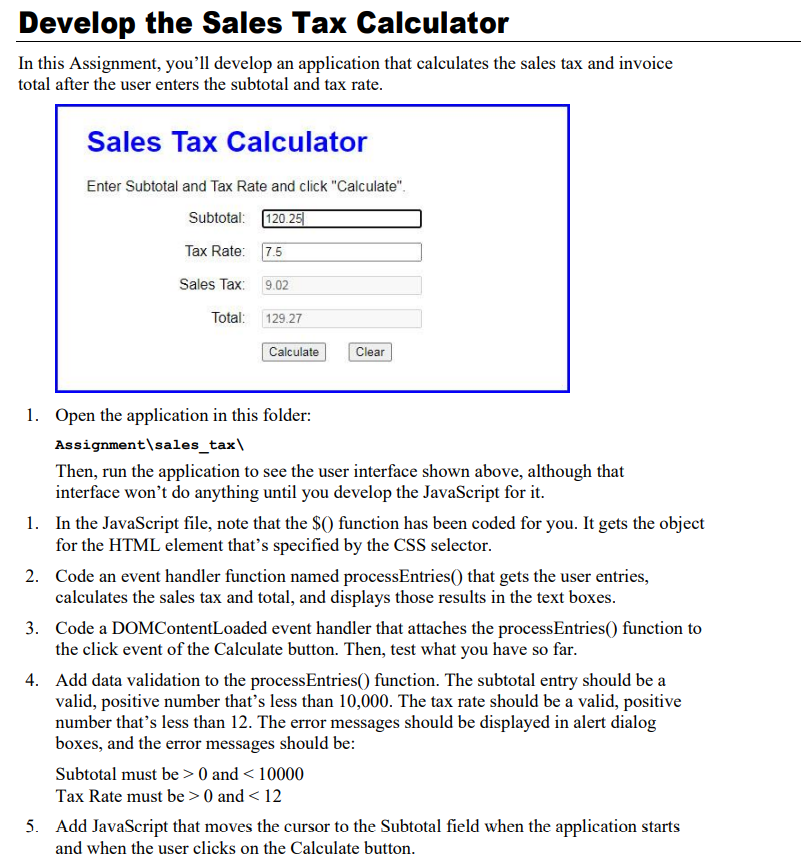 assignment sale tax calculator