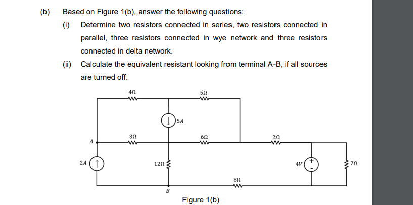 Solved (b) Based On Figure 1(b), Answer The Following | Chegg.com