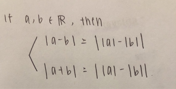 Solved Prove The Reverse Triangle Inequality. | Chegg.com