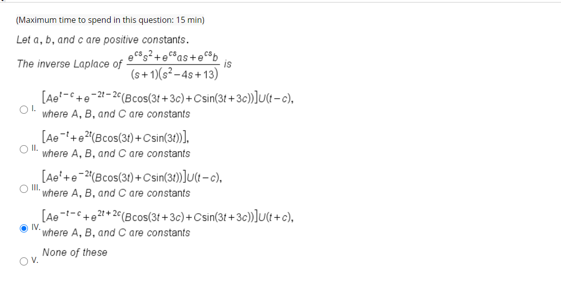 Solved Maximum Time To Spend In This Question 15 Min L Chegg Com