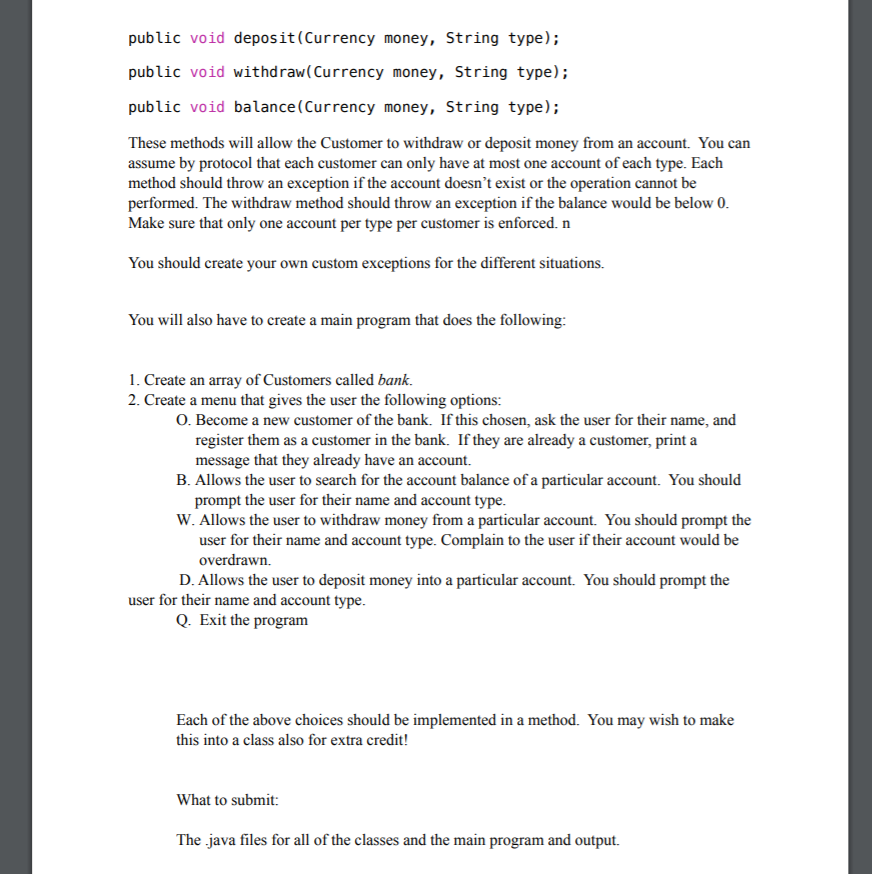 Solved In this assignment, you will be asked to implement a | Chegg.com