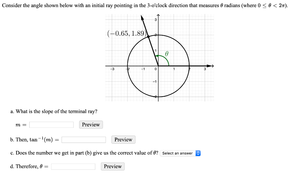 Solved Consider the angle shown below with an initial ray | Chegg.com