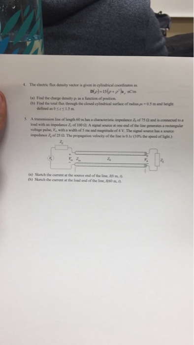 Solved The electric flux density vector is given in | Chegg.com