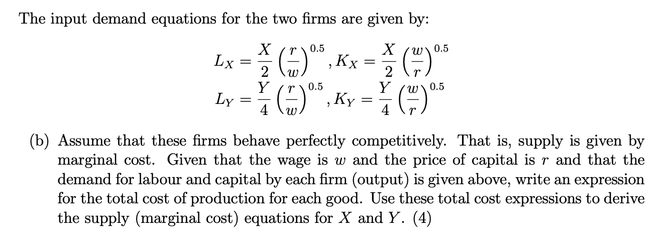 Solved Question 1 Consider A Production Economy With Two Chegg Com