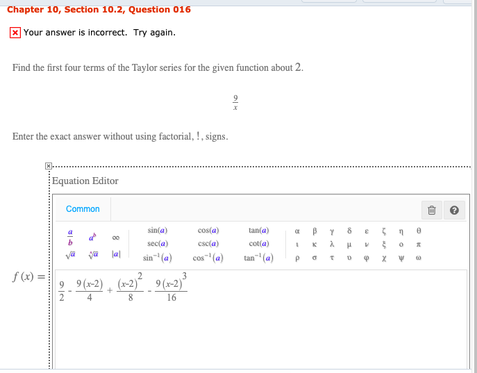 Solved I'm not sure why this is wrong. Please help with as | Chegg.com