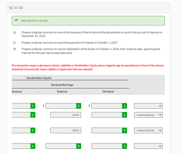 (a) Prepare a tabular summary to record the issuance | Chegg.com