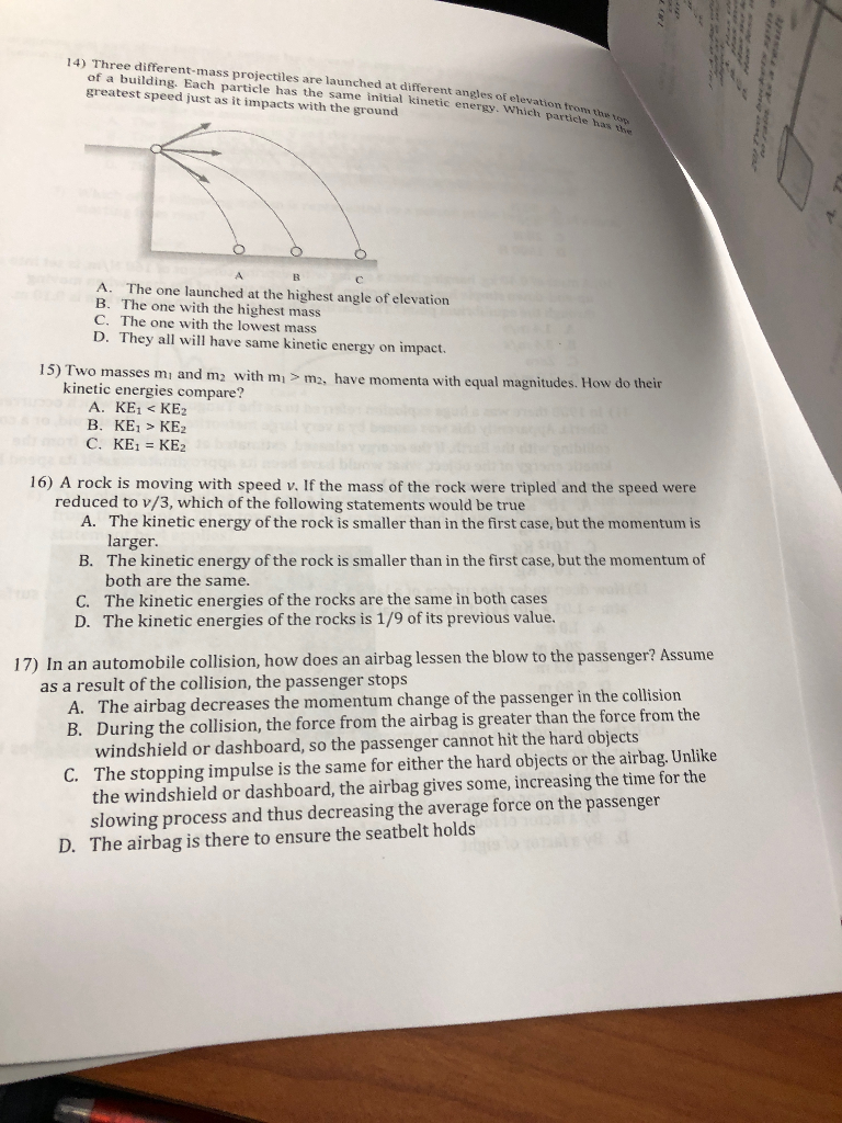 Projectile motion picture