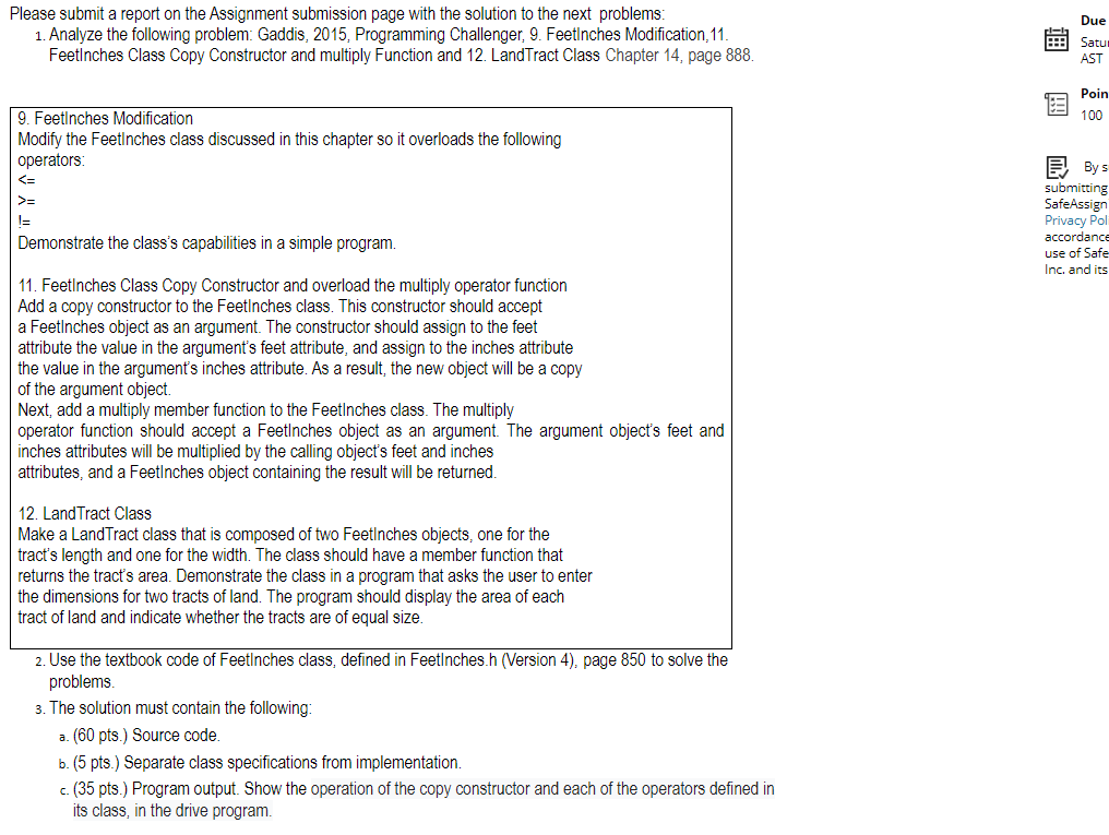 Solved Please submit a report on the Assignment submission | Chegg.com