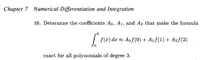 Solved Chapter 7 Numerical Differentiation and Integration | Chegg.com