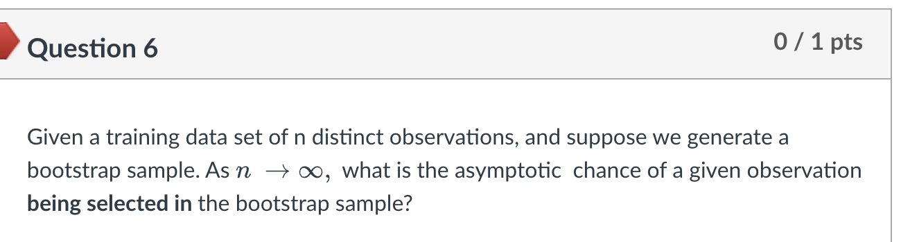 Solved Given a training data set of n distinct observations, | Chegg.com