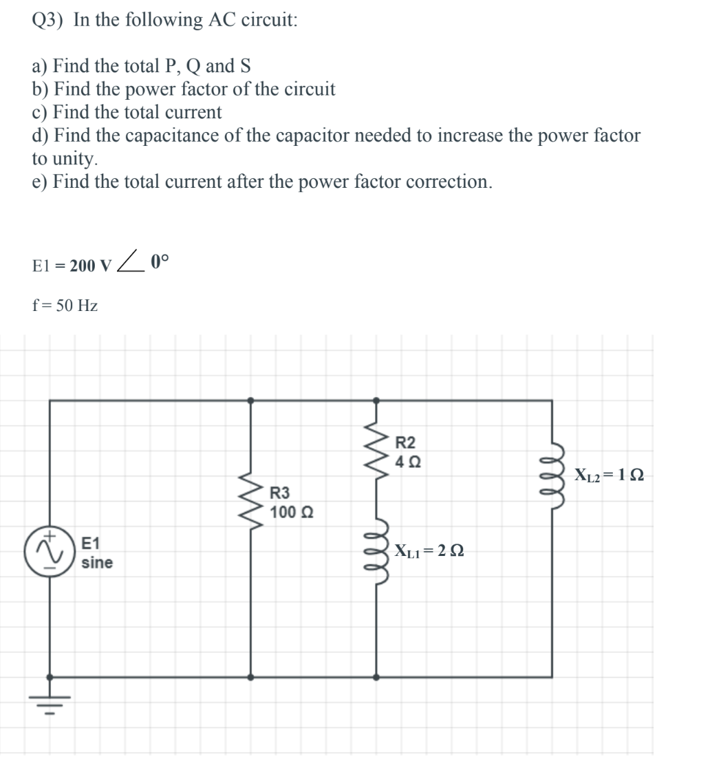 Solved Consider The Following AC Circuit : | Chegg.com