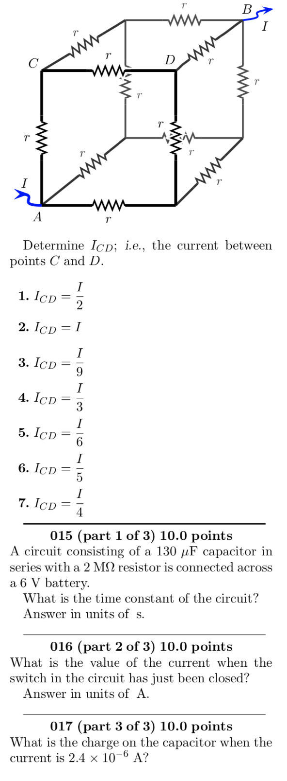 Solved The quantity of charge passing through a sur- face of | Chegg.com