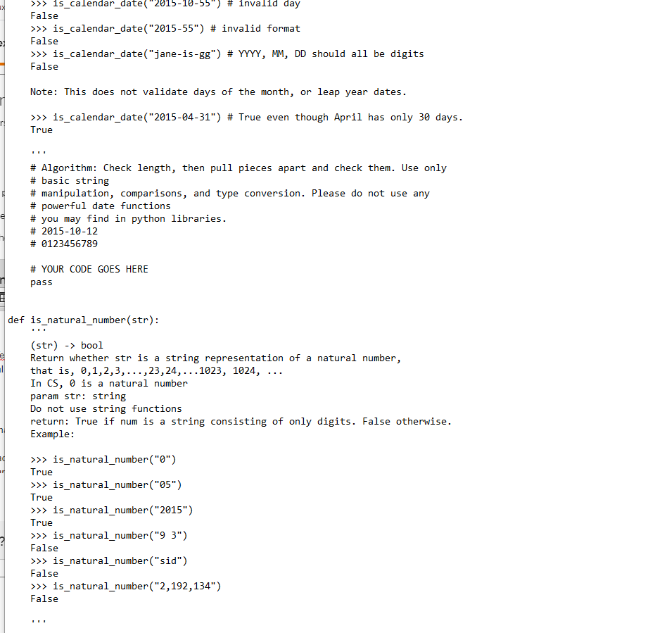 Complete All Functions So That They Behave As Chegg Com