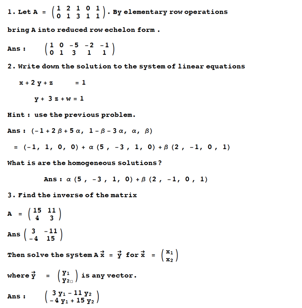Solved ) (42a/ (1 2 1 0 1 1. Let A = 0 1 3 1 1 By elementary | Chegg.com