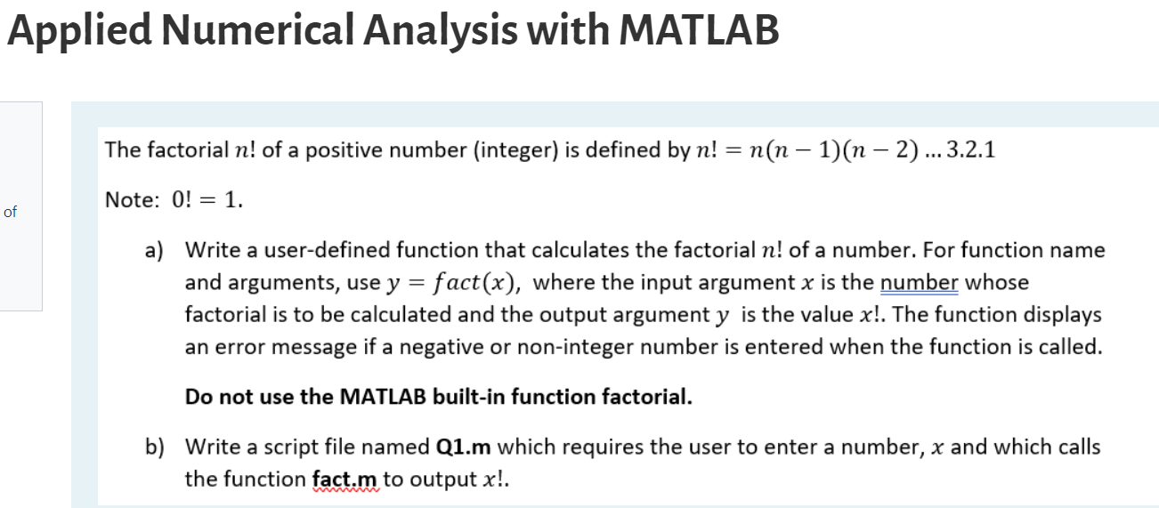 Solved Please answer by using MATLAB and show the output by | Chegg.com