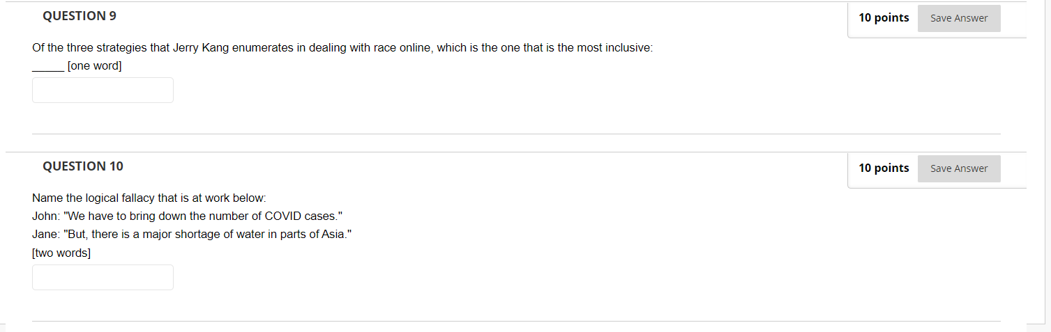 Solved QUESTION 1 10 points Save Answer Which of the | Chegg.com