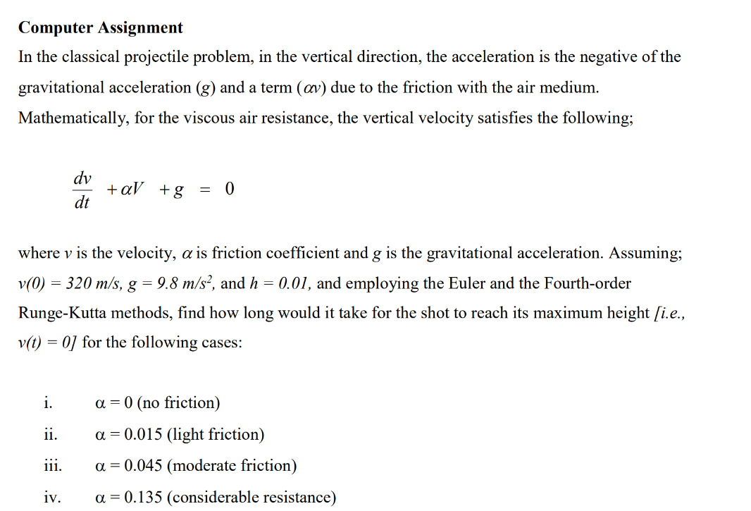 Computer Assignment- ﻿I NEED PHYTON CODES | Chegg.com