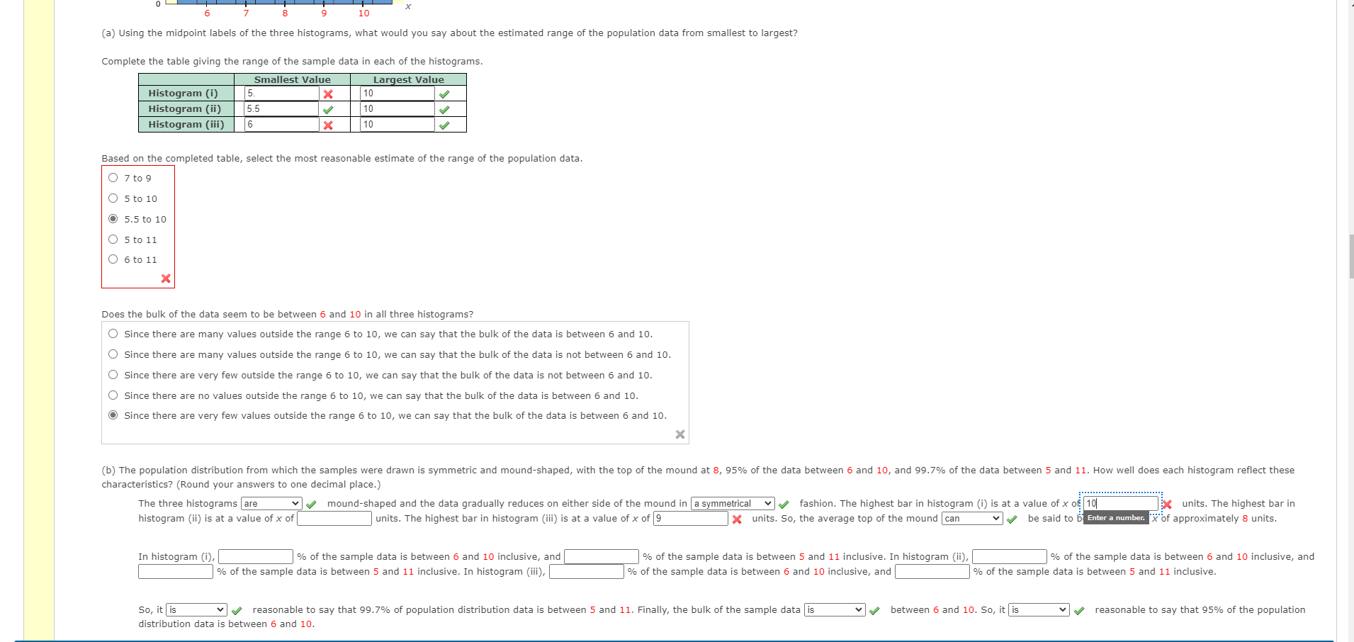 10 (a) Using the midpoint labels of the three | Chegg.com