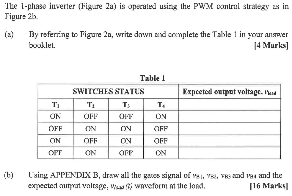 Solved VBI VB3 Tz Т Mload(1) Load Voc DC اله VBA horus (in