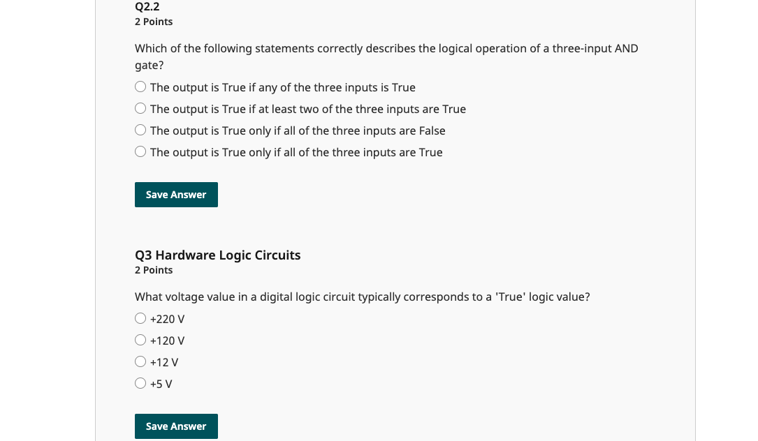 Solved 2 Points Which of the following statements correctly