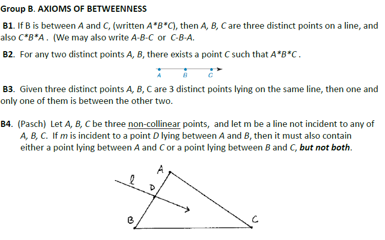 Solved 5. Suppose that a line ( contains a point D that is | Chegg.com