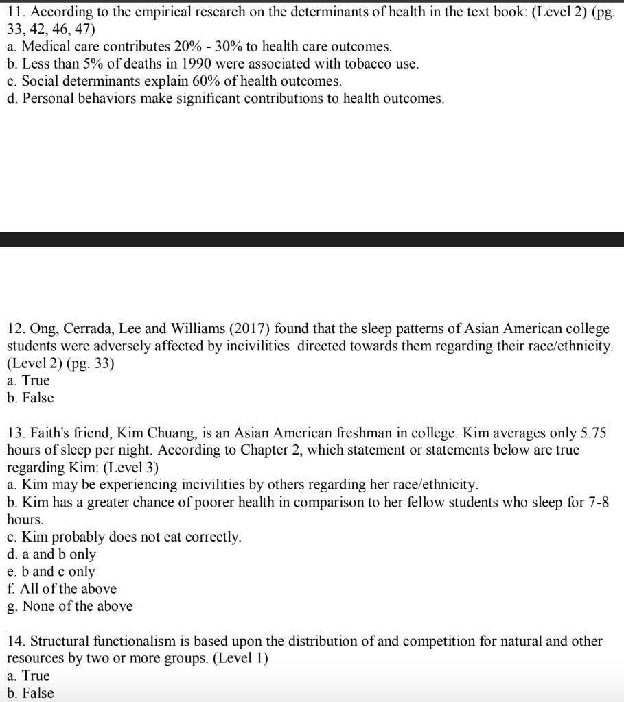 Solved 11. According to the empirical research on the | Chegg.com