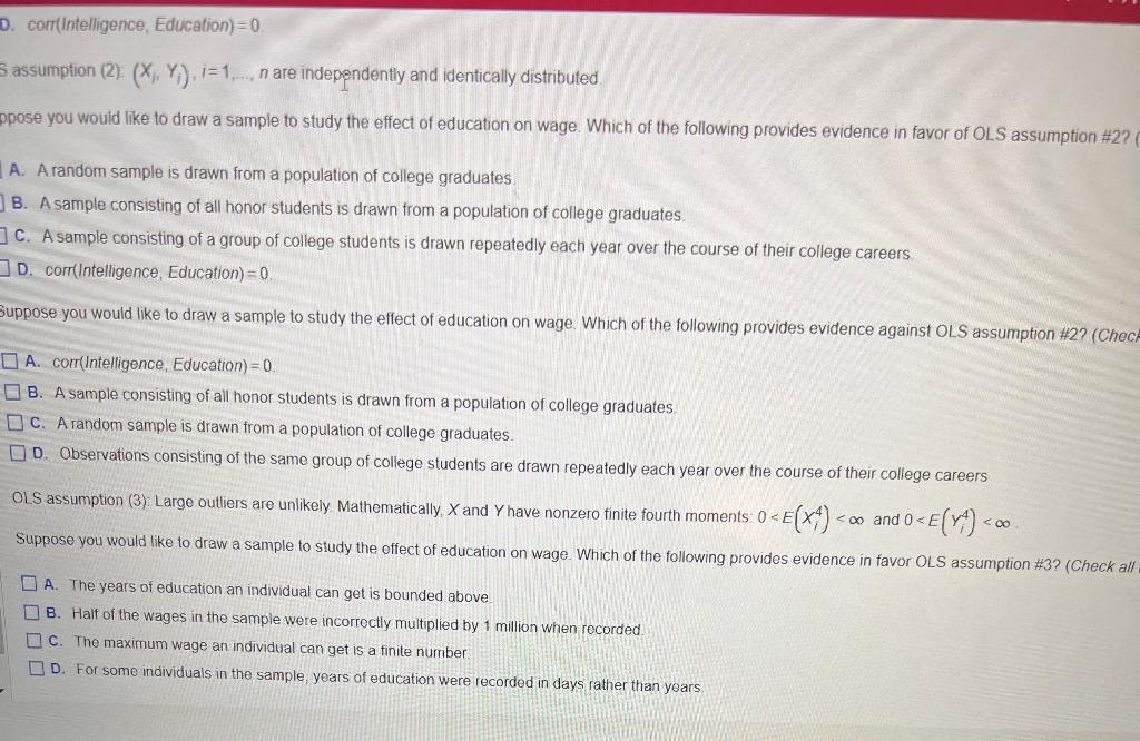 Solved Suppose you are interested in studying the | Chegg.com