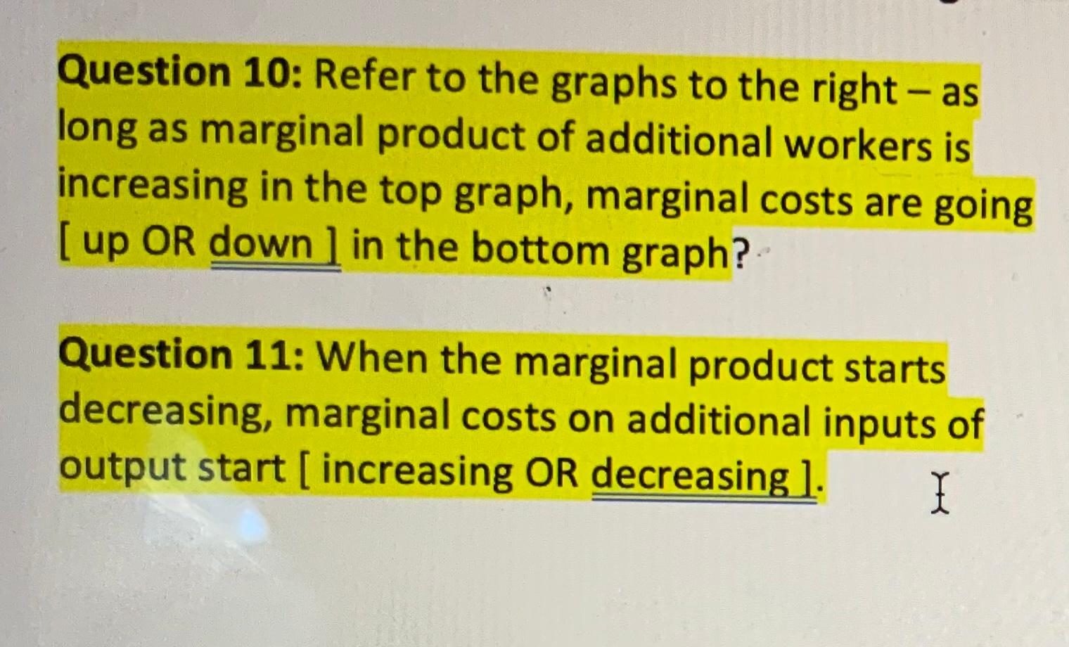 Solved Question 10: Refer to the graphs to the right - as | Chegg.com