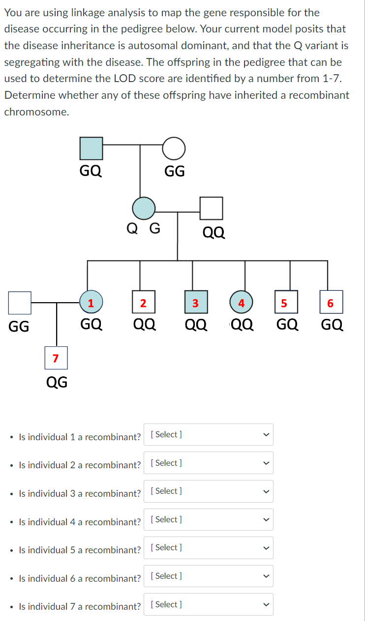 Solved What is the lod score? Select the two correct