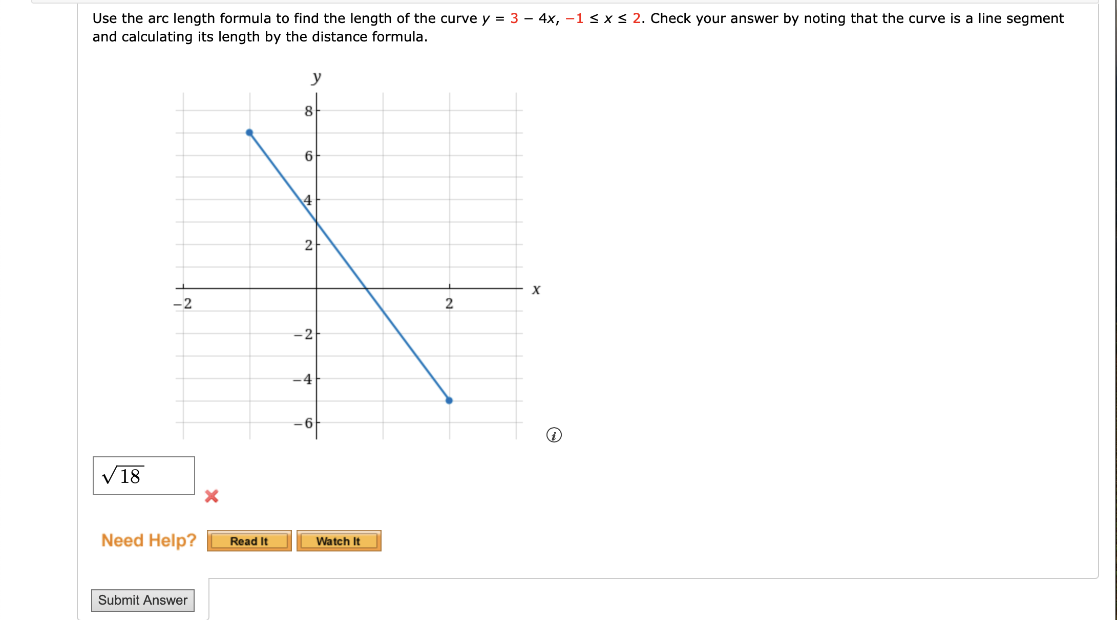 solved-use-the-arc-length-formula-to-find-the-length-of-the-chegg