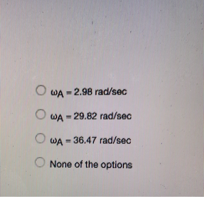 Solved Gear B is rigidly attached to drum A and is supported