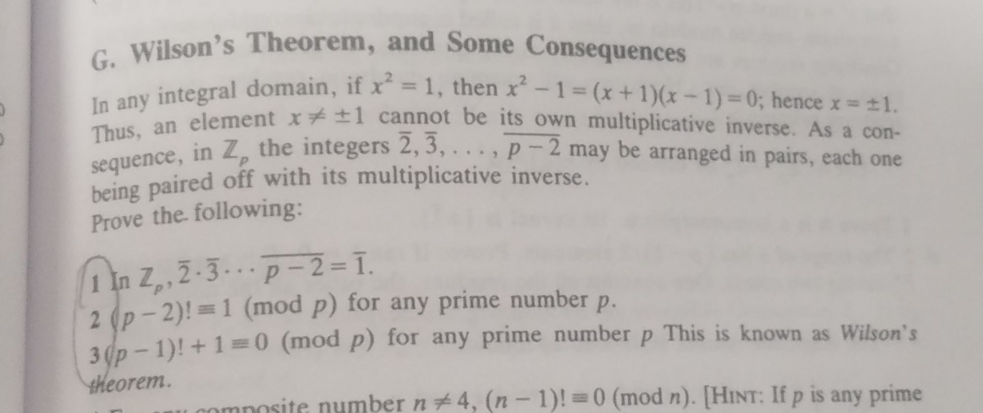 Solved In any integral domain if Thus, an element r * +1 | Chegg.com