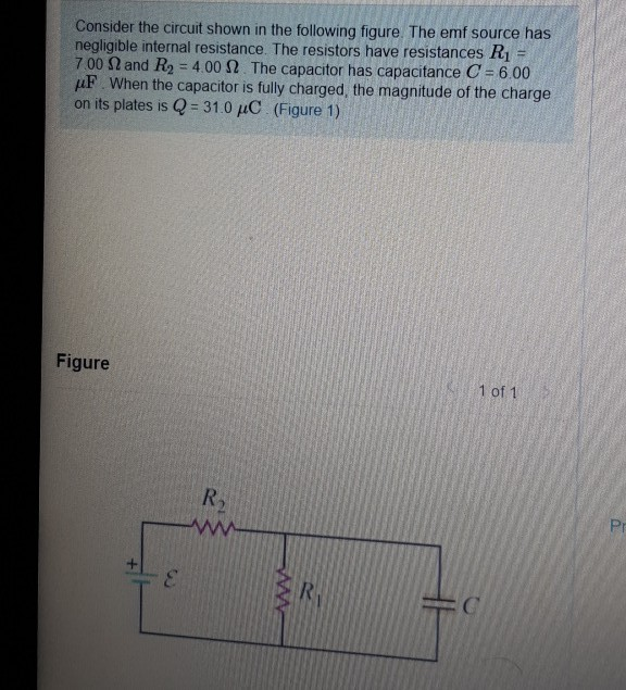 Solved Consider the circuit shown in the following figure. | Chegg.com