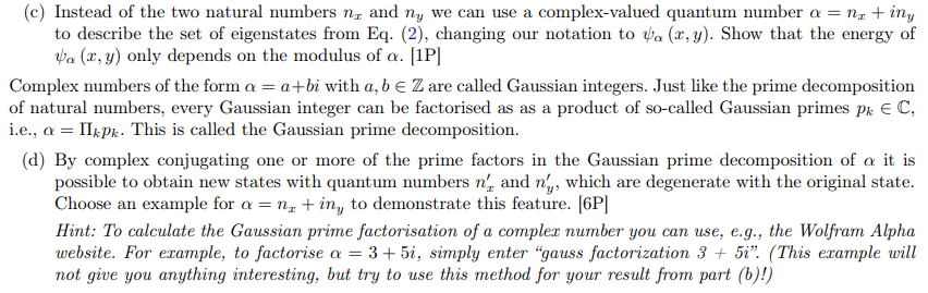 Solved In This Exercise We Consider A Particle In A | Chegg.com