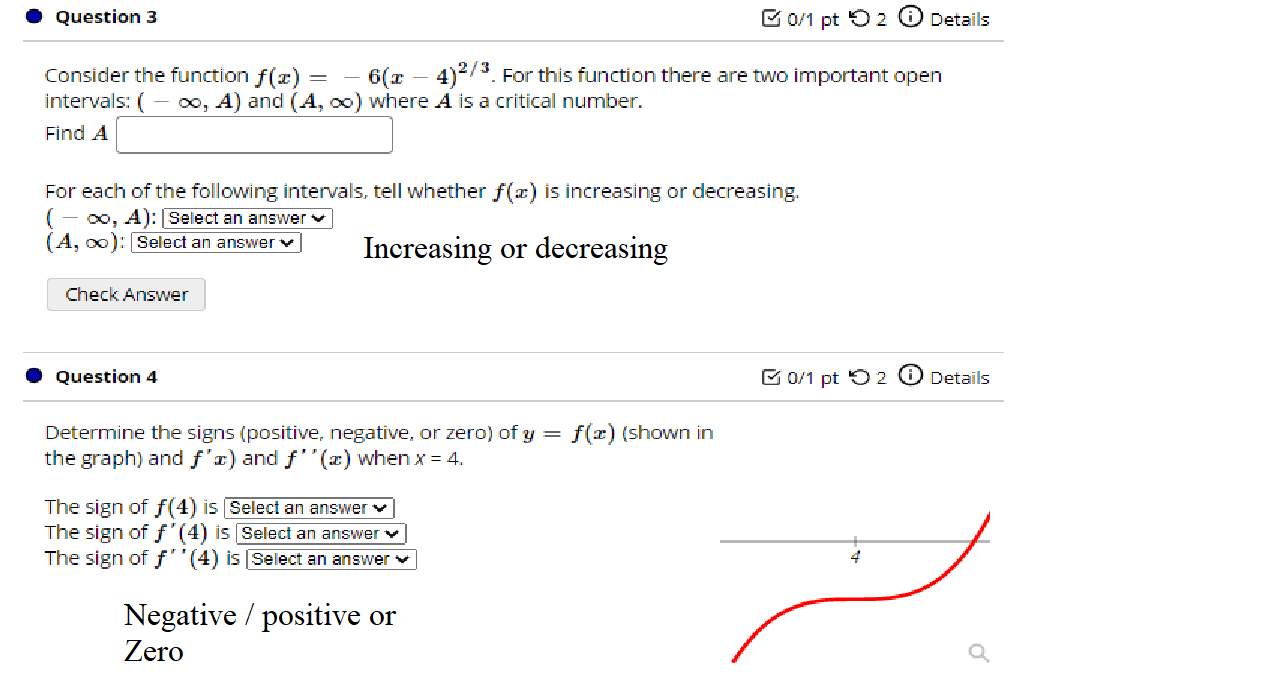 Solved Question 3 B0/1 pt O 2 Details Consider the function | Chegg.com