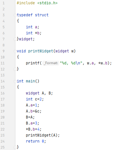 Solved Trace Code in Programming Model: Copy Structure | Chegg.com