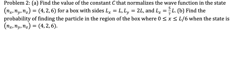 Solved Problem 2: (a) Find the value of the constant C that | Chegg.com