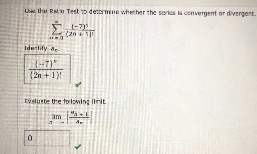 Solved Use the Ratio Test to determine whether the series is | Chegg.com