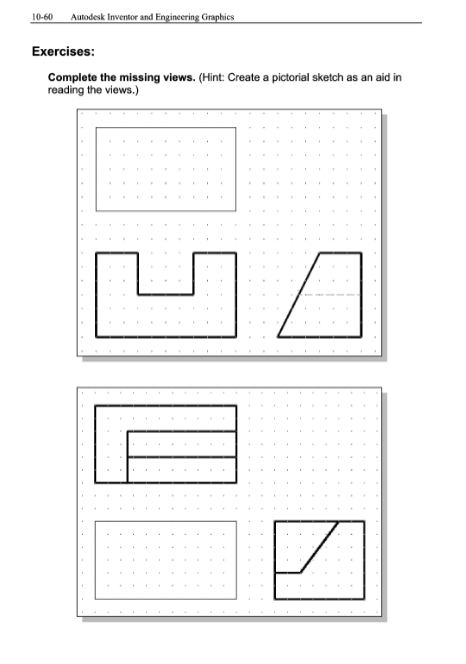 Solved Exercises:Complete the missing views. (Hint: Create a | Chegg.com