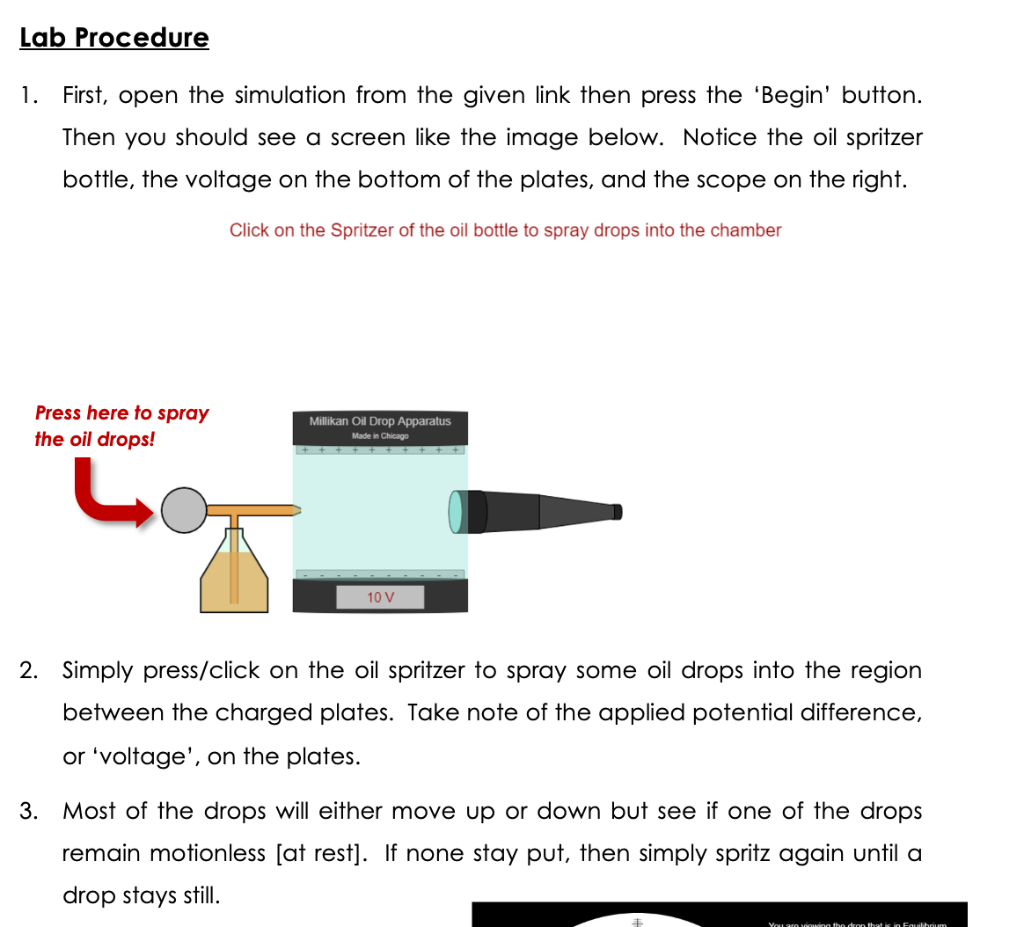 Solved Lab Procedure 1. First, open the simulation from the | Chegg.com