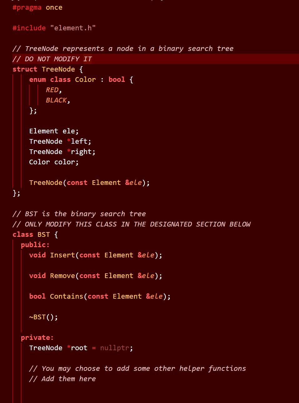 Solved Please Implement The Following Function According To | Chegg.com