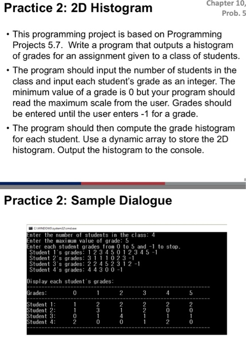 Solved Chapter 10 Practice 2: 2D Histogram Prob. 5 This | Chegg.com