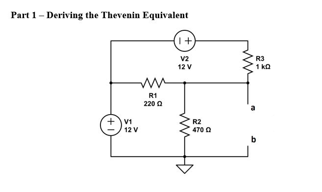 Solved Derive The Thevenin Equivalent Circuit By Findin Chegg Com