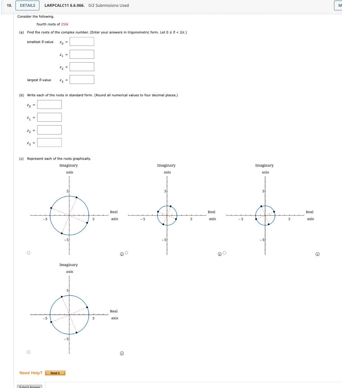 solved-fourth-roots-of-256-i-a-find-the-roots-of-chegg