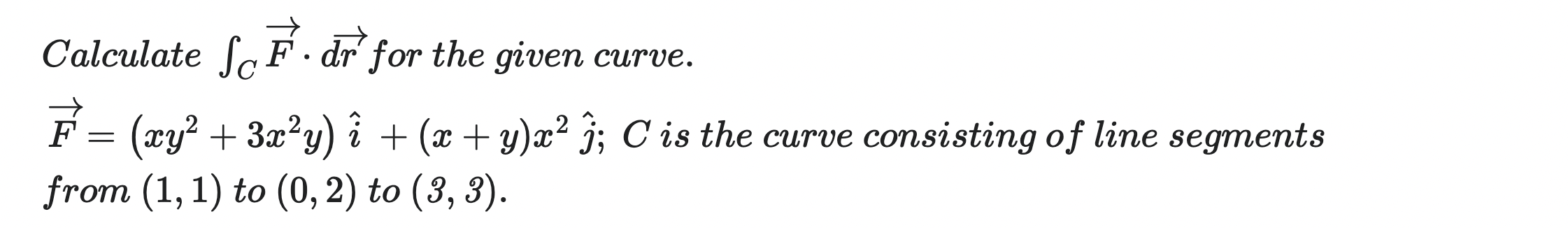 Solved Calculate ∫cf⋅dr For The Given Curve