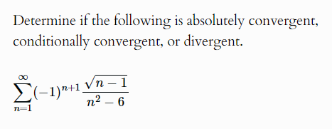 Solved Determine if the following is absolutely | Chegg.com