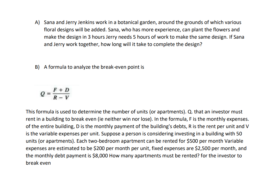 Solved solve the point A and B, step by step letter clear | Chegg.com
