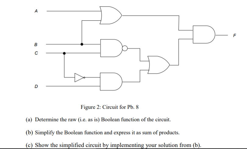 Solved Figure 2: Circuit for Pb. 8 (a) Determine the raw | Chegg.com