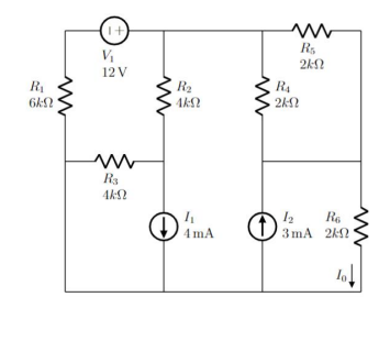 Solved Find the current 𝐼0 in the circuit using Thevenin's | Chegg.com