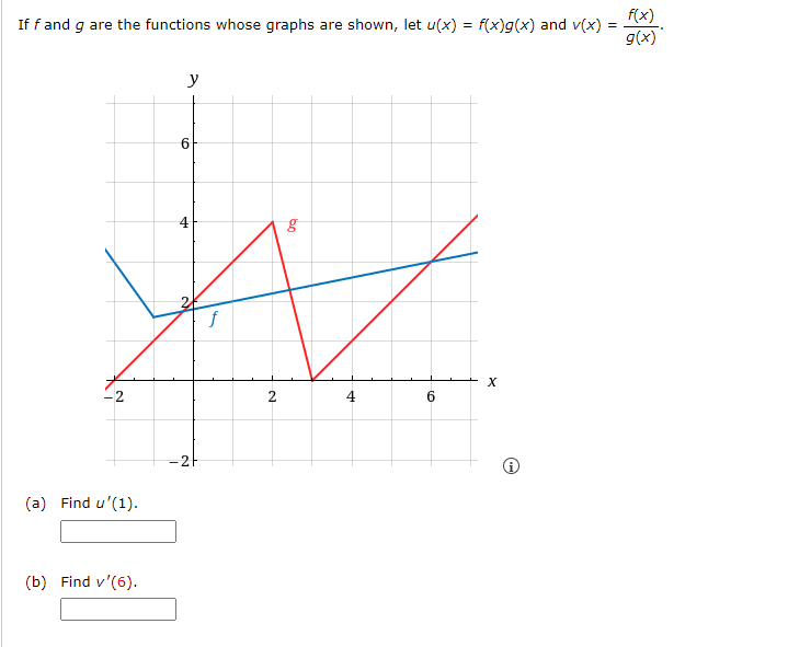 Solved If f and g are the functions whose graphs are shown, | Chegg.com